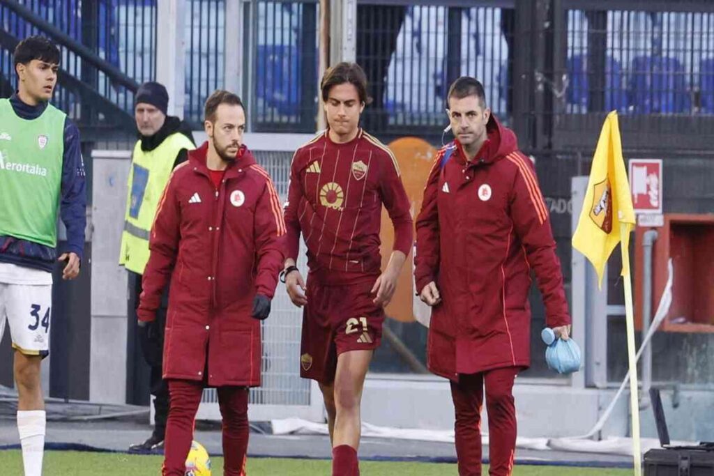Dybala si sottopone a intervento chirurgico: Roma in emergenza senza Celik