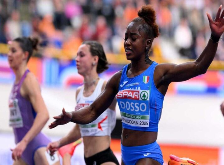 Euroindoor atletica: Dosso trionfa nello sprint e l'Italia conquista 3 ori