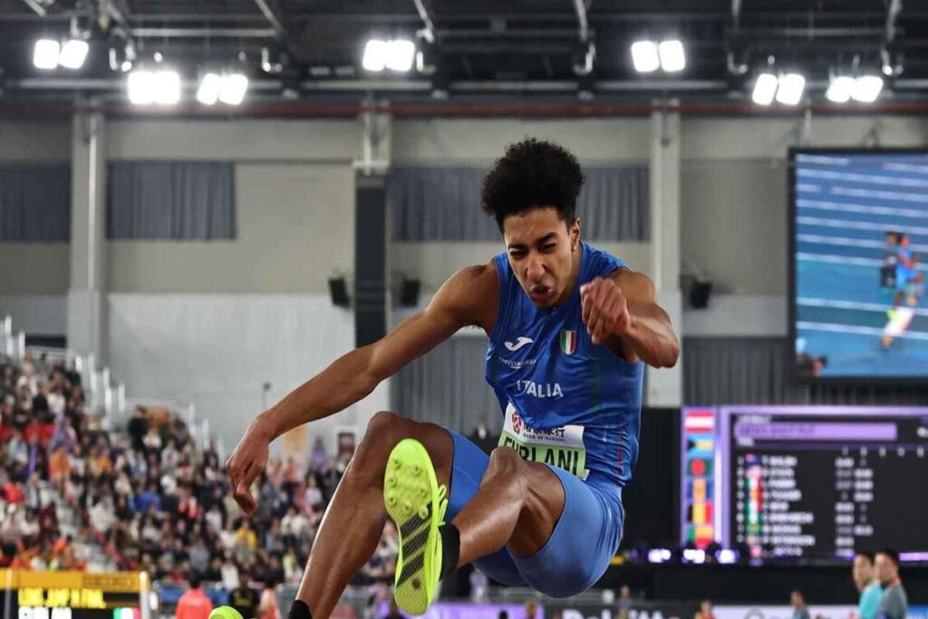 Furlani conquista l'oro nel salto in lungo ai mondiali indoor di atletica