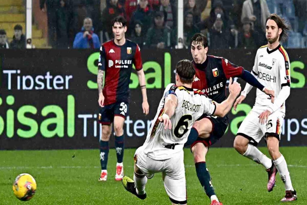 Genoa conquista la vittoria su Lecce: 2-1 in diretta con foto esclusive