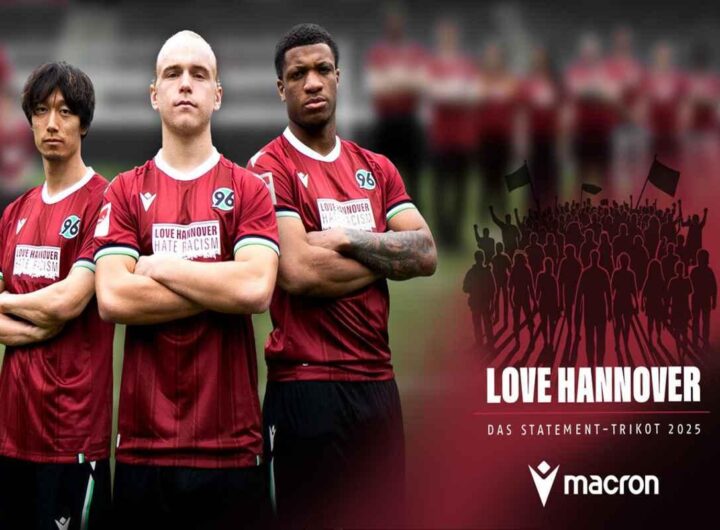 Hannover indossa il messaggio: 'Odio il razzismo' sulla maglia