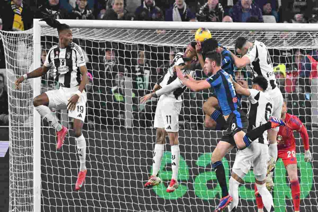 Juventus-Atalanta: la sorpresa della Serie A in diretta e immagini esclusive