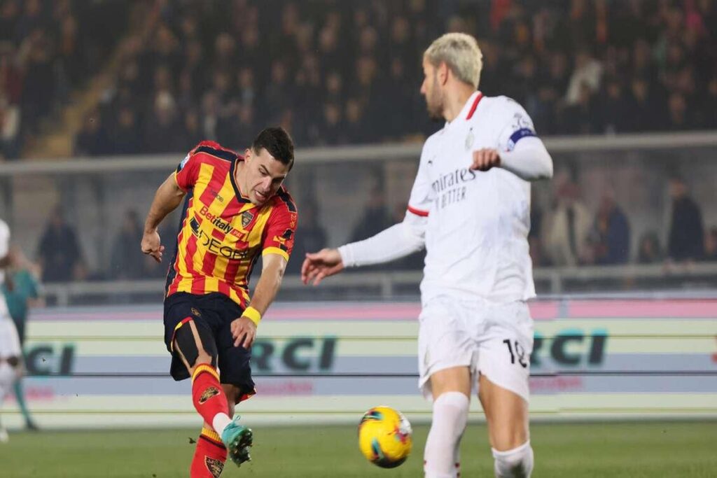 Lecce sorprende il Milan: la diretta e le foto della vittoria inaspettata