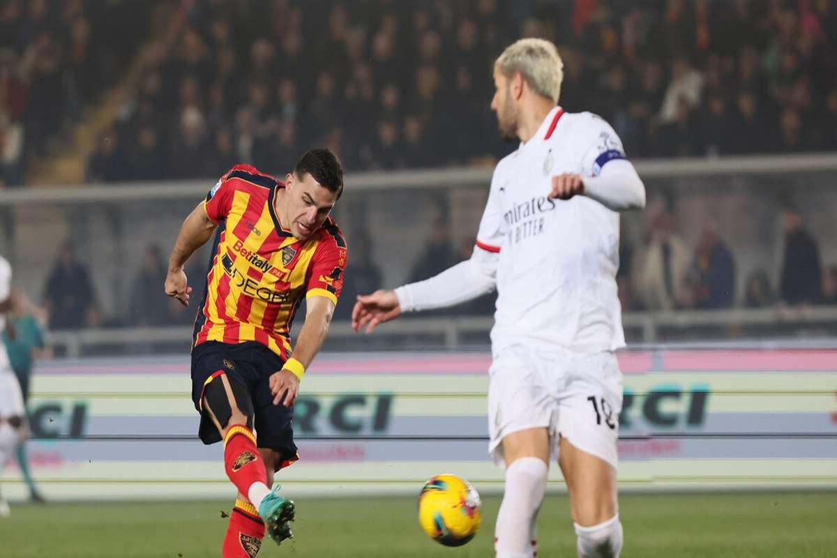Lecce sorprende il Milan: la diretta e le foto della vittoria inaspettata