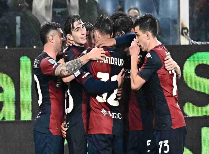 Malinovskyi ispiratore, Miretti decisivo: il Genoa supera il Lecce 2-1