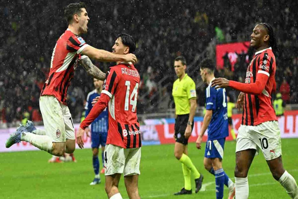 Milan conquista la vittoria in rimonta contro il Como: cronaca e immagini della partita