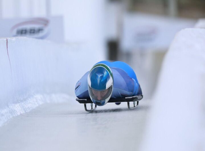 Milano-Cortina: il primo atleta sfida la nuova pista da bob