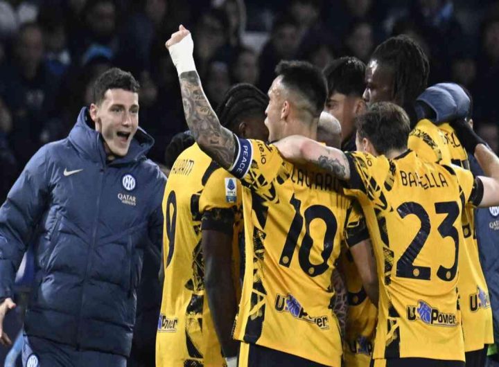 Napoli-Inter 0-1: la diretta e le emozioni della sfida in foto