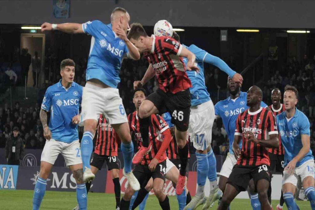 Napoli trionfa contro il Milan: 2-0 in diretta con foto esclusive