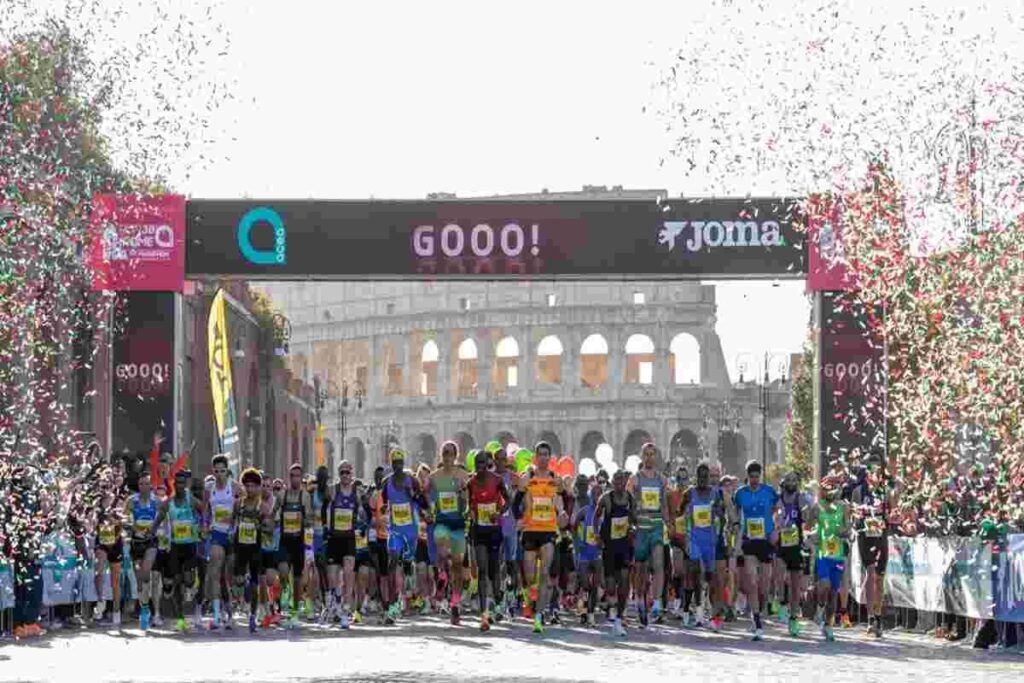 Record di partecipazione alla maratona di Roma: 28 mila in strada e vittoria per il Kenya
