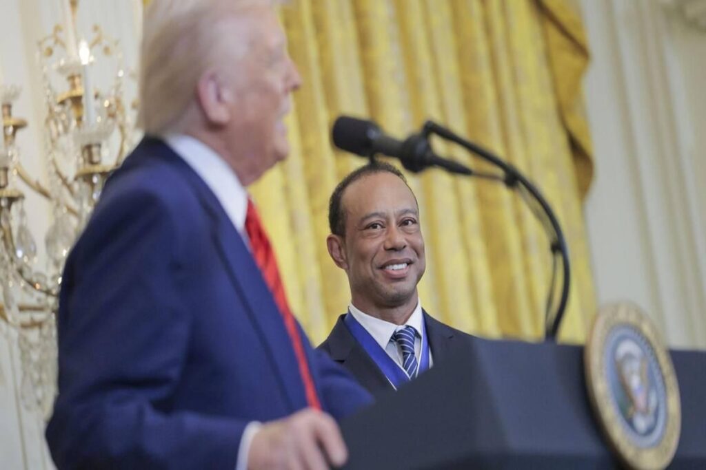 Tiger Woods svela la sua nuova storia d'amore con Vanessa Trump