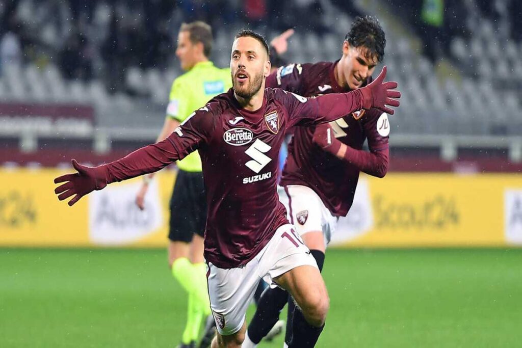 Torino conquista la vittoria contro l'Empoli con un gol di Vlasic al 70'