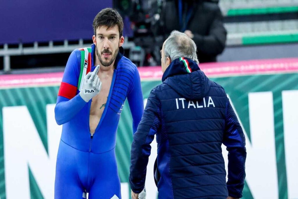 Trionfi azzurri ai mondiali di velocità su ghiaccio: Ghiotto oro e Lollobrigida bronzo