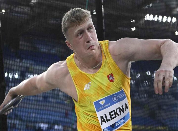 Alekna stabilisce un nuovo record del mondo nel disco, superando i 75 metri