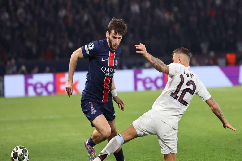 Aston Villa punta alla rimonta contro il Psg in Champions League