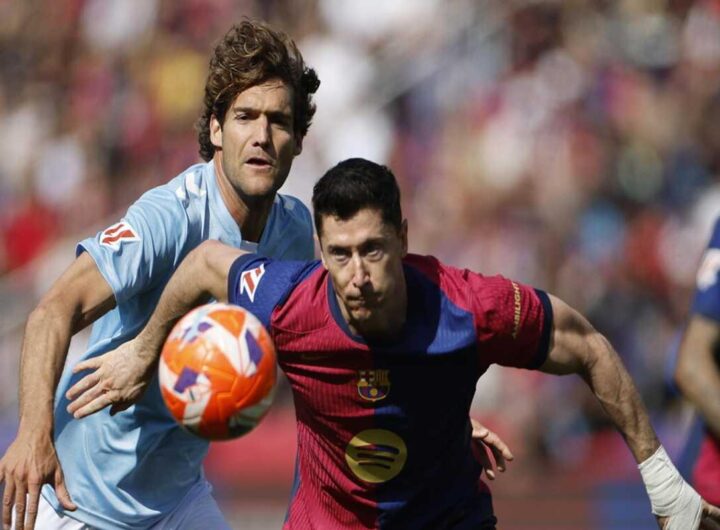 Barcellona trionfa con un rigore all'ultimo respiro, preoccupazioni per Lewandowski