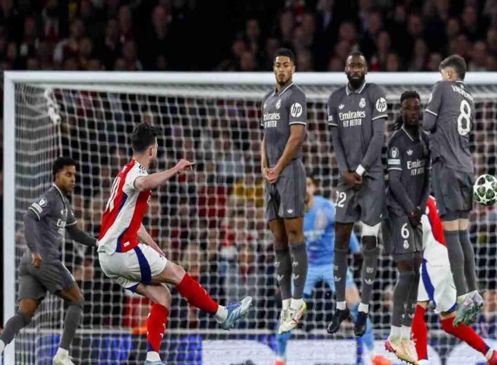 Champions League: Rice sfida le statistiche e punta al gol su punizione