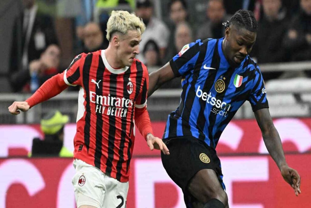 Coppa Italia: il pareggio tra Milan e Inter in diretta e immagini emozionanti