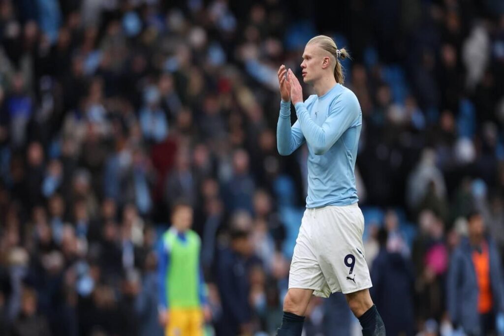 Guardiola annuncia: Haaland out per cinque-sette settimane