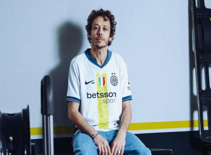 Inter indossa la maglia speciale in omaggio a Valentino Rossi sabato