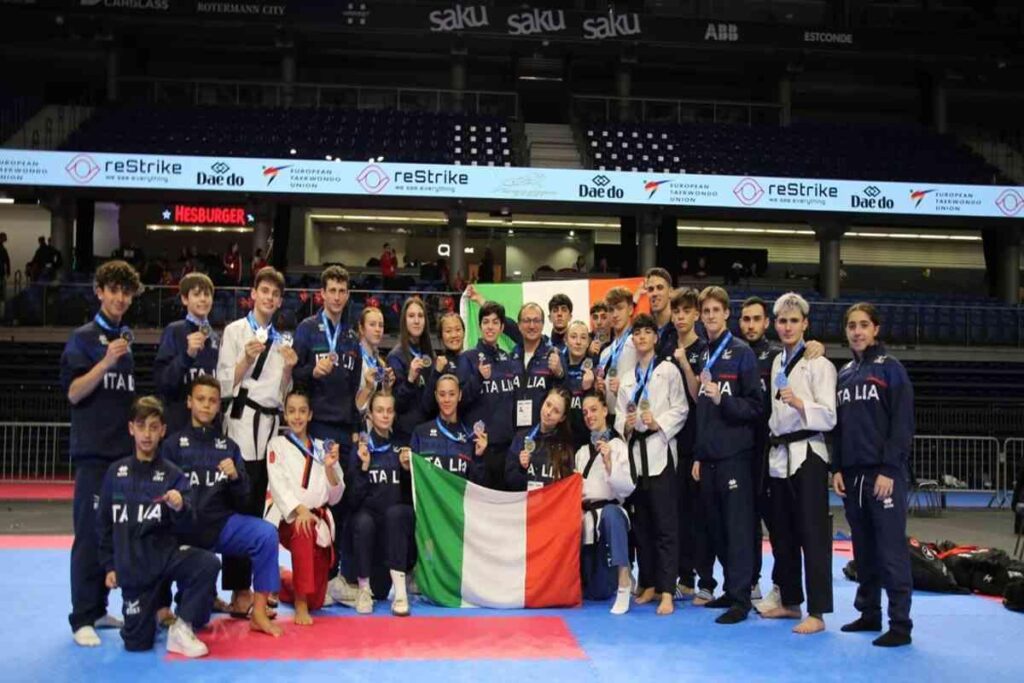 Italia in trionfo agli Europei di Poomsae: il taekwondo che sorprende