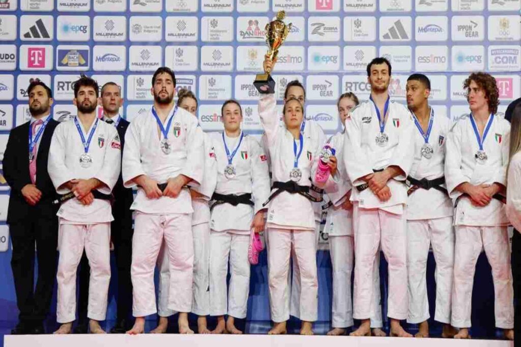 Judo: l'Italia conquista l'argento nei campionati europei a squadre miste