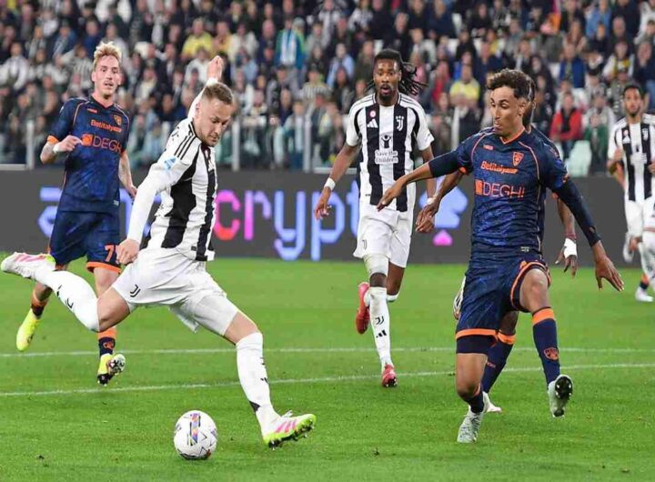 Juventus conquista la vittoria contro il Lecce con un 2-1 emozionante