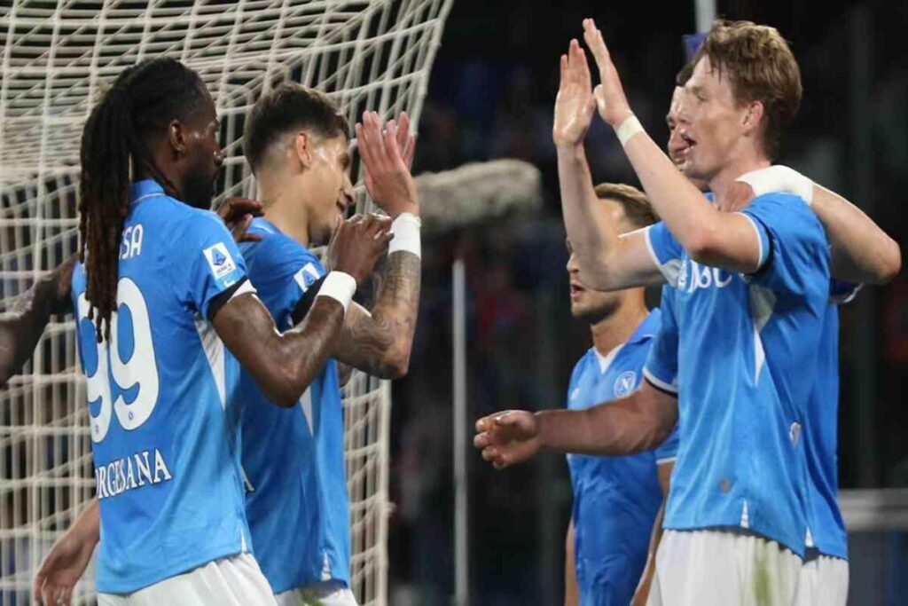 Napoli a un passo dallo scudetto: la corsa si infiamma a quattro giornate dalla fine