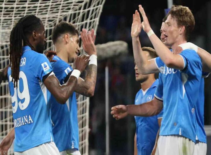 Napoli a un passo dallo scudetto: la corsa si infiamma a quattro giornate dalla fine