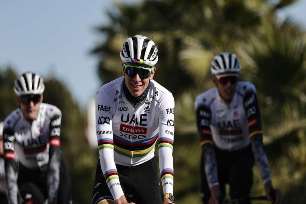 Pogacar si lancia sul pavè: un allenamento da record nel ciclismo