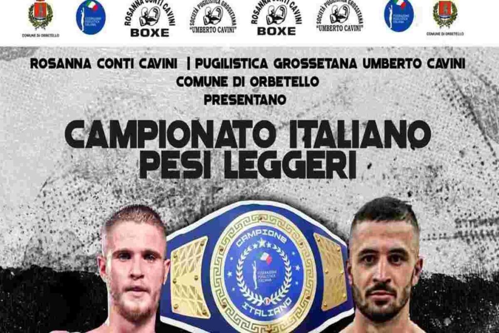 Pugilato: grande attesa per il match tricolore in piazza a Orbetello il 7 giugno