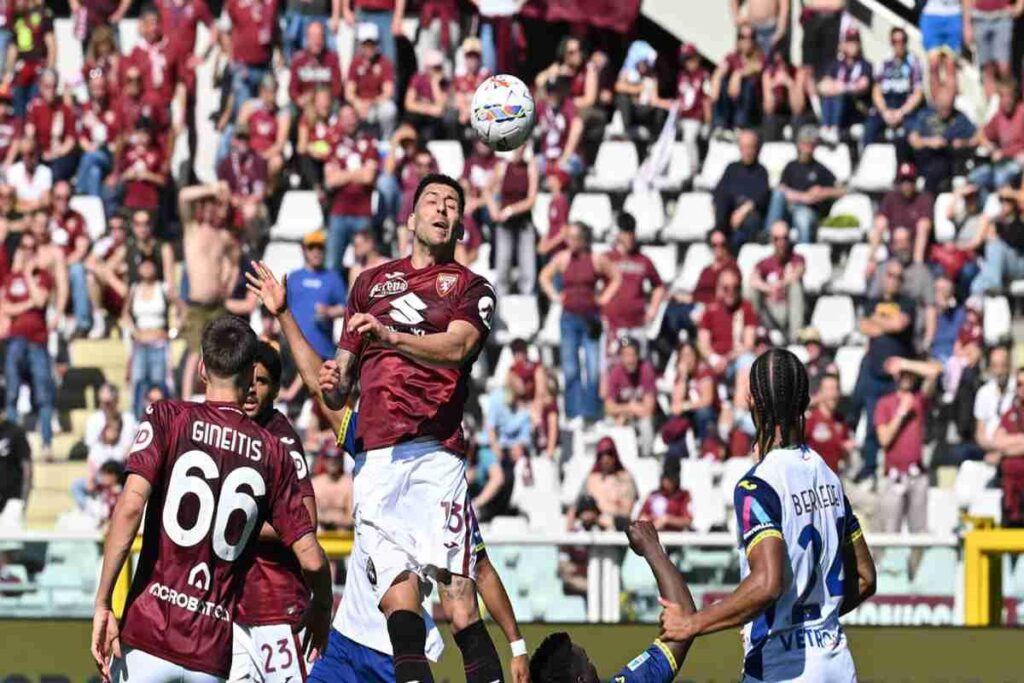 Serie A: un finale thrilling in 5 minuti, Toro e Verona si dividono la posta