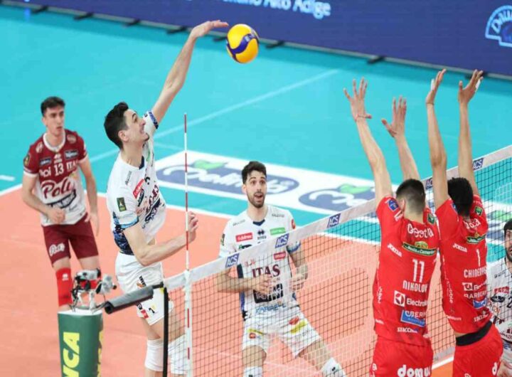 Trentino conquista Gara-1 delle finali di Scudetto nella pallavolo