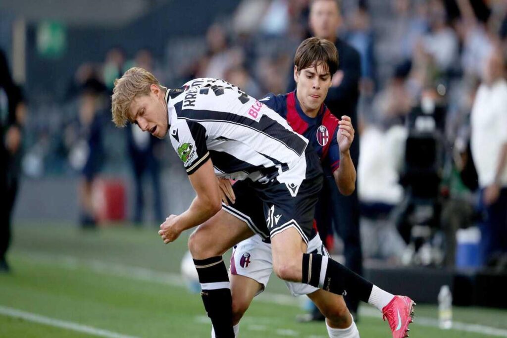 Udinese frena il Bologna nella corsa alla Champions League