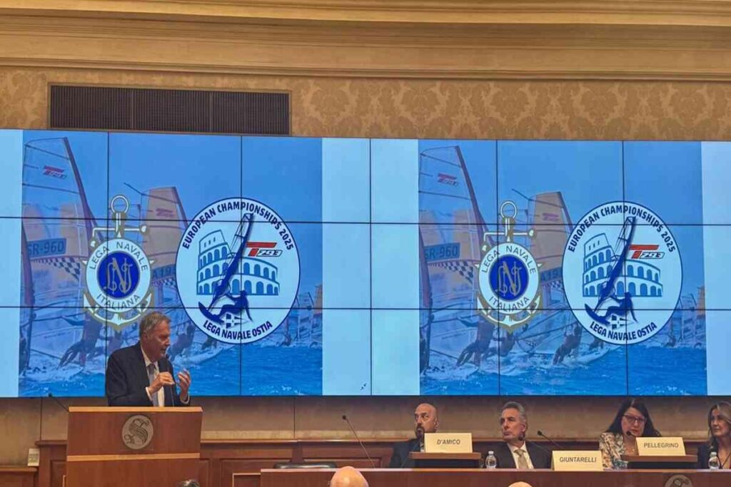 Windsurf: gli Europei di Ostia e il ringraziamento di Pellegrino alla Lega Navale