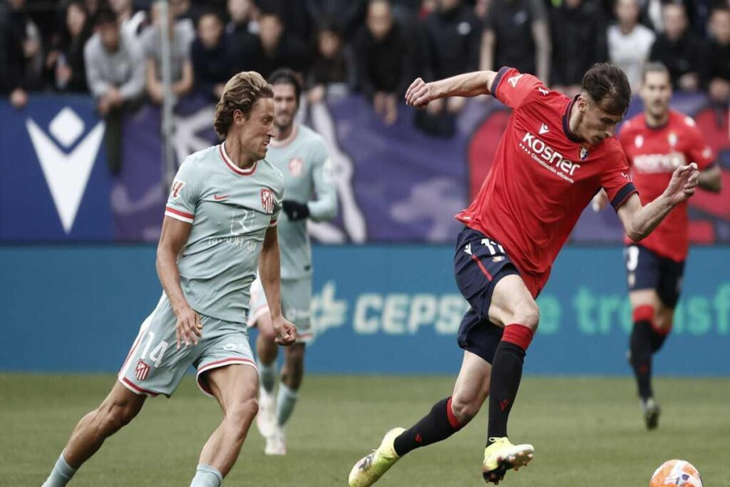 Atletico Madrid: un ko senza conseguenze contro l'Osasuna