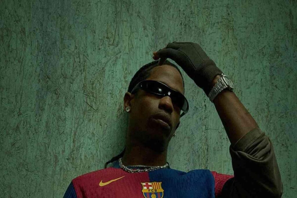 Barcellona svela una maglia esclusiva per il 'Clasico' in collaborazione con Travis Scott