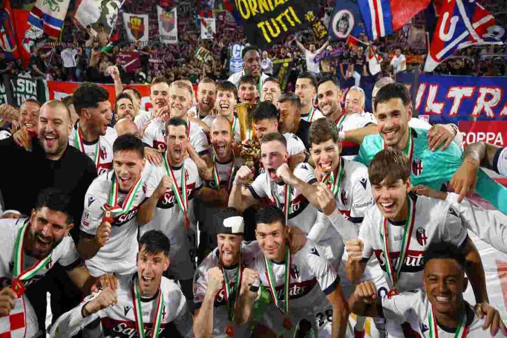 Bologna in festa: la sfilata della Coppa Italia domenica prossima