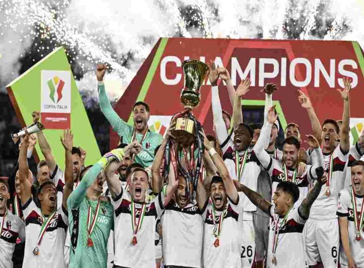 Coppa Italia: Ndoye celebra il gol decisivo al momento cruciale