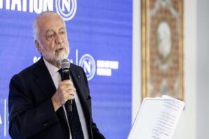 De Laurentiis: il futuro di Conte è tutto da scrivere
