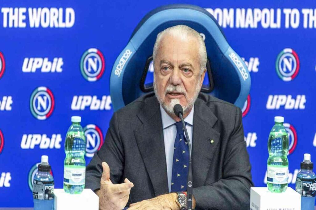 De Laurentiis tranquillizza i tifosi: Conte? Andiamo dal Papa!