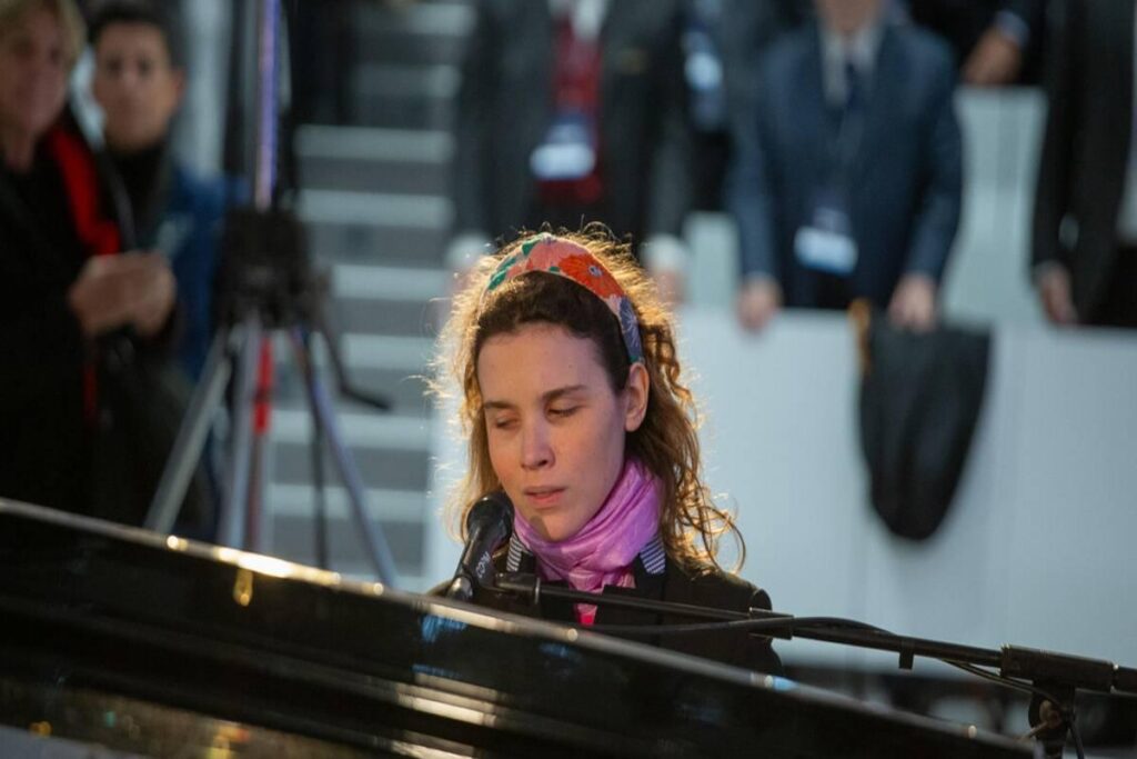 Frida Bollani Magoni pronta a incantare con l'Inno prima delle finali internazionali