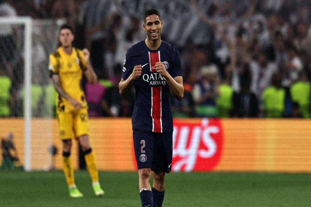 Hakimi: il PSG scrive una nuova pagina di storia in Champions League