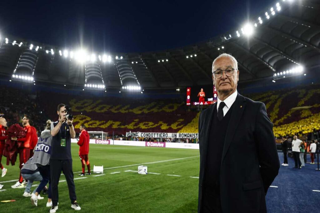 L'Olimpico celebra Ranieri: un eterno grazie per la sua magia
