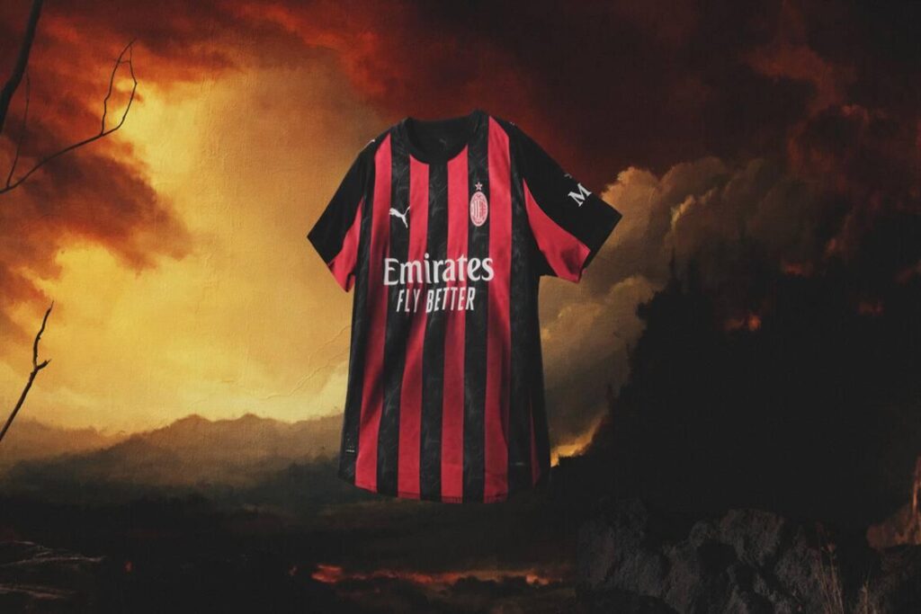 La nuova maglia del Milan: un trionfo di fiamme e rosso fuoco