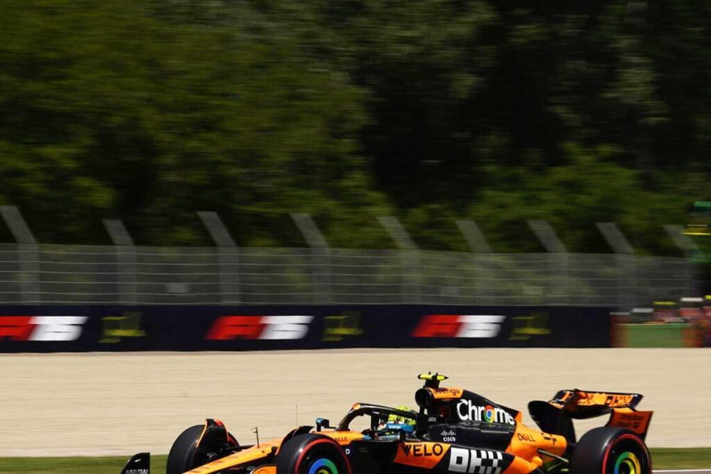 McLaren domina le seconde libere a Imola, Leclerc chiude sesto