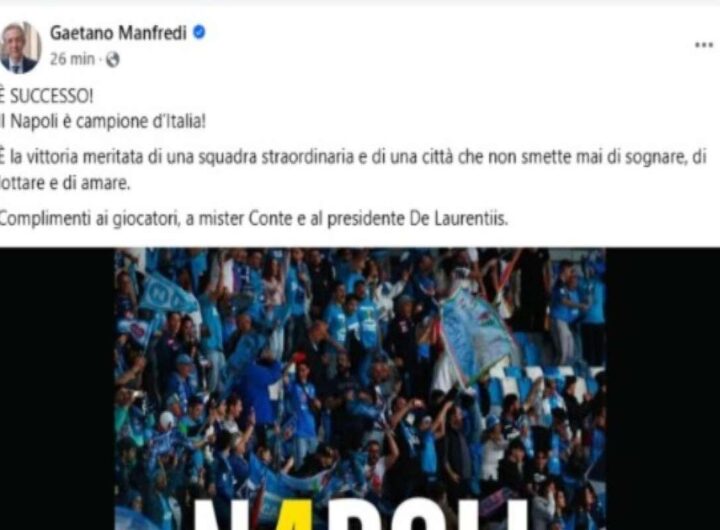 Napoli trionfa: la piazza Plebiscito si trasforma in un grande festeggiamento per lo scudetto