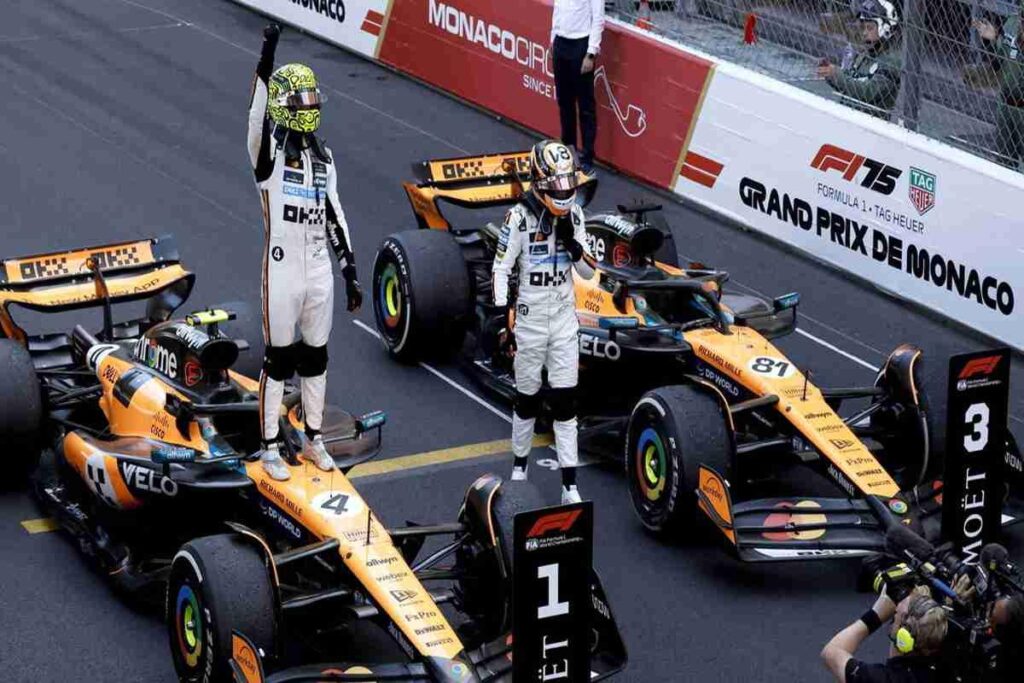 Norris trionfa a Monaco, Leclerc porta la Ferrari sul podio