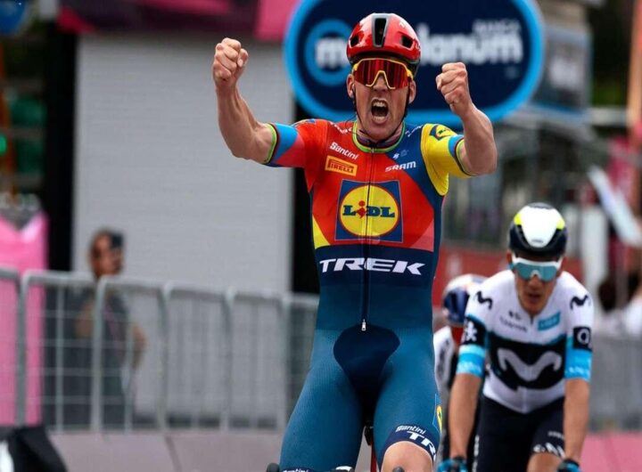 Pedersen conquista Tirana e diventa la prima maglia rosa del Giro d'Italia 2025