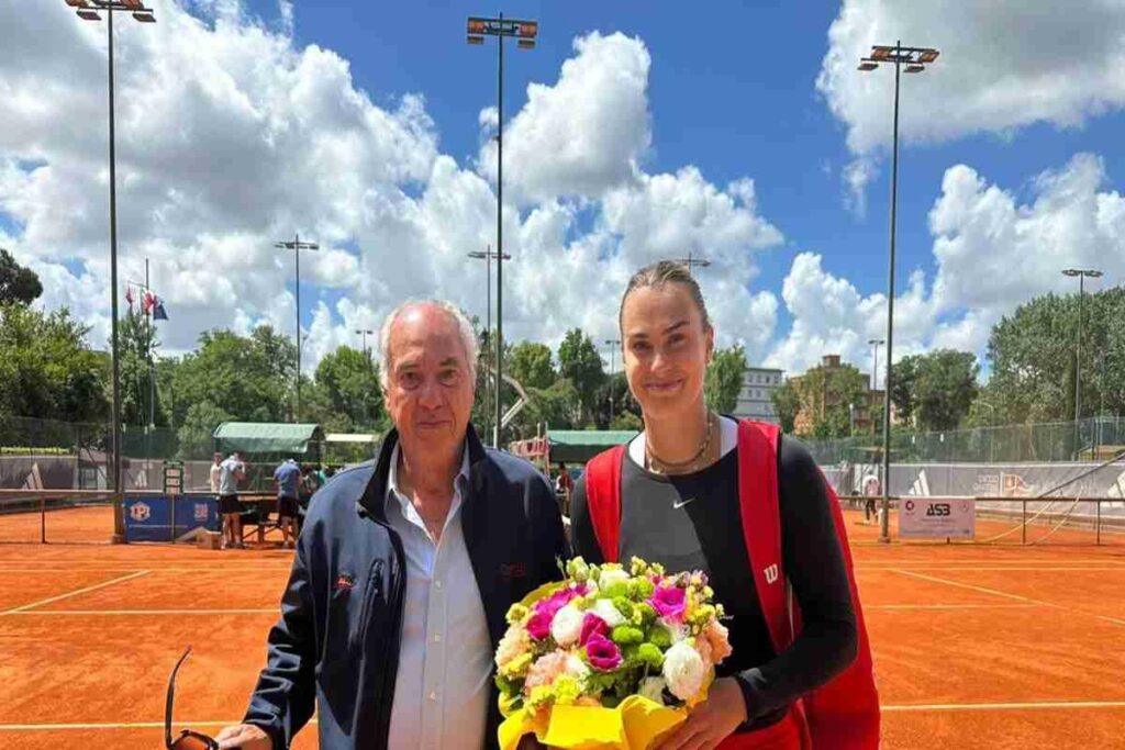 Sabalenka festeggia il compleanno al Canottieri Roma con un tocco di eleganza e fiori